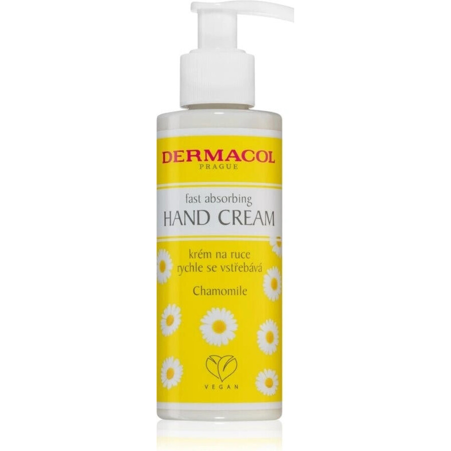 Dermacol Crème pour les mains à la camomille à absorption rapide 1×150 ml, crème pour les mains