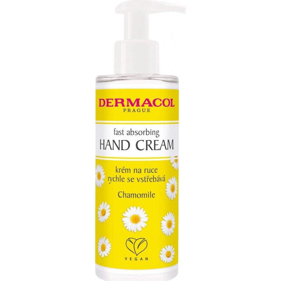 Dermacol Crème pour les mains à la camomille à absorption rapide 1×150 ml, crème pour les mains