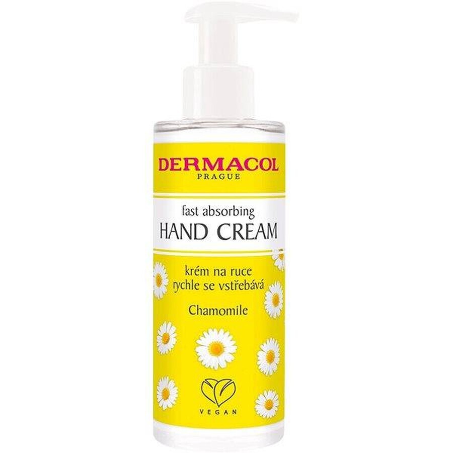 Dermacol Crème pour les mains à la camomille à absorption rapide 1×150 ml, crème pour les mains