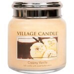 Village Candle Scented Candle in Bottle - Creamy Vanilla - Vanilla ice cream, medium 1×1 pc