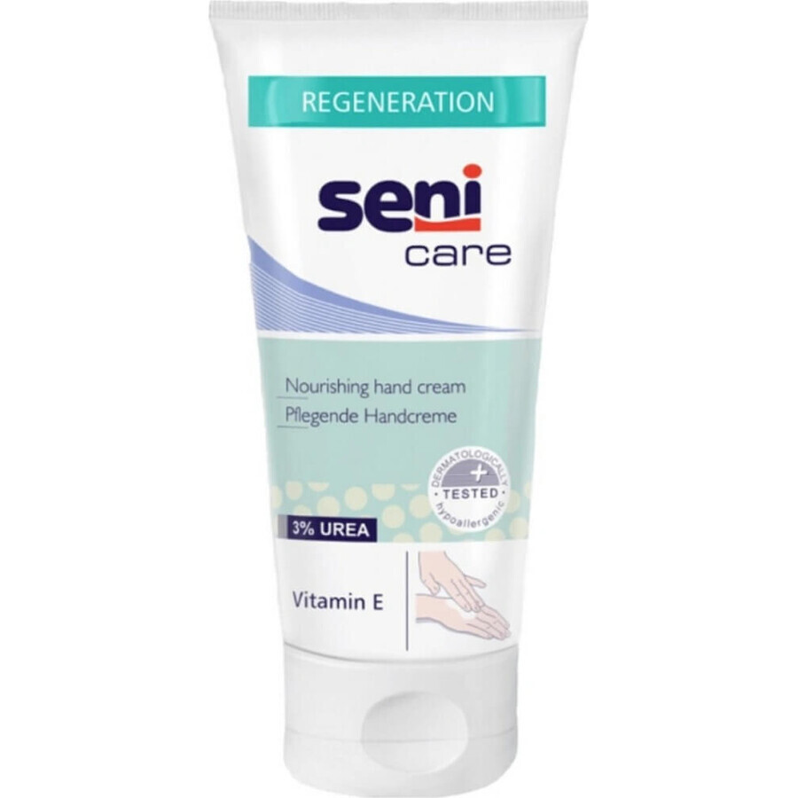 Seni Care Crema de manos nutritiva al 3% de urea, regeneradora 1x100 ml