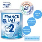 France Lait 2 leche maternizada de continuación de 6 a 12 meses 1×400 g, leche maternizada a partir de 6 meses