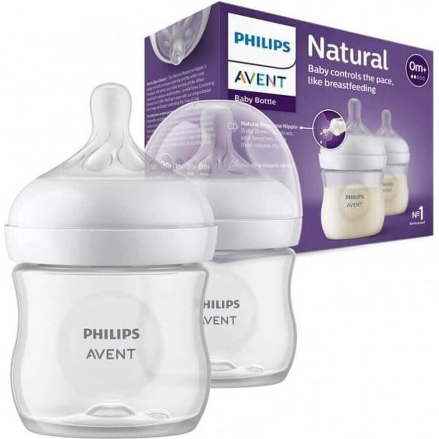 Philips AVENT Natural Response-fles 260 ml, 1m+ 2 stuks 1×2 stuks 1×2 stuks, glas