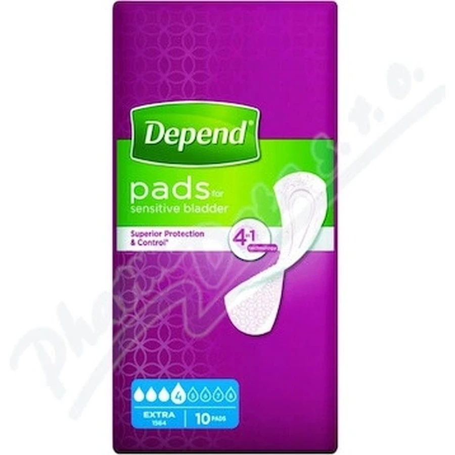 DEPEND EXTRA 1×10 pcs, incontinence pads