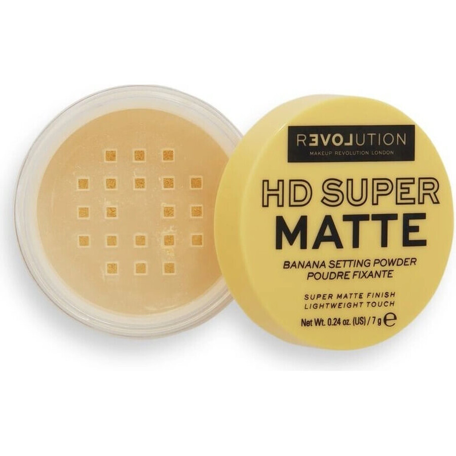 Revolution Relove, HD Super Matte Banana Powder 1×7 g, poudre