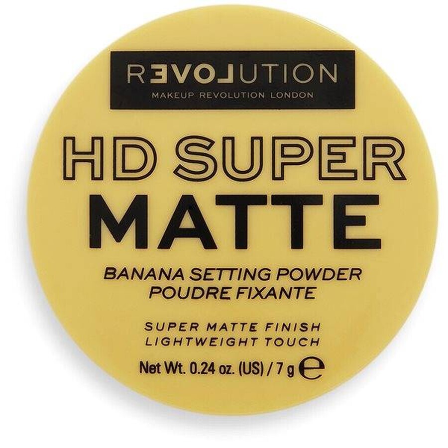 Revolution Relove, HD Super Matte Banana Powder 1×7 g, poudre