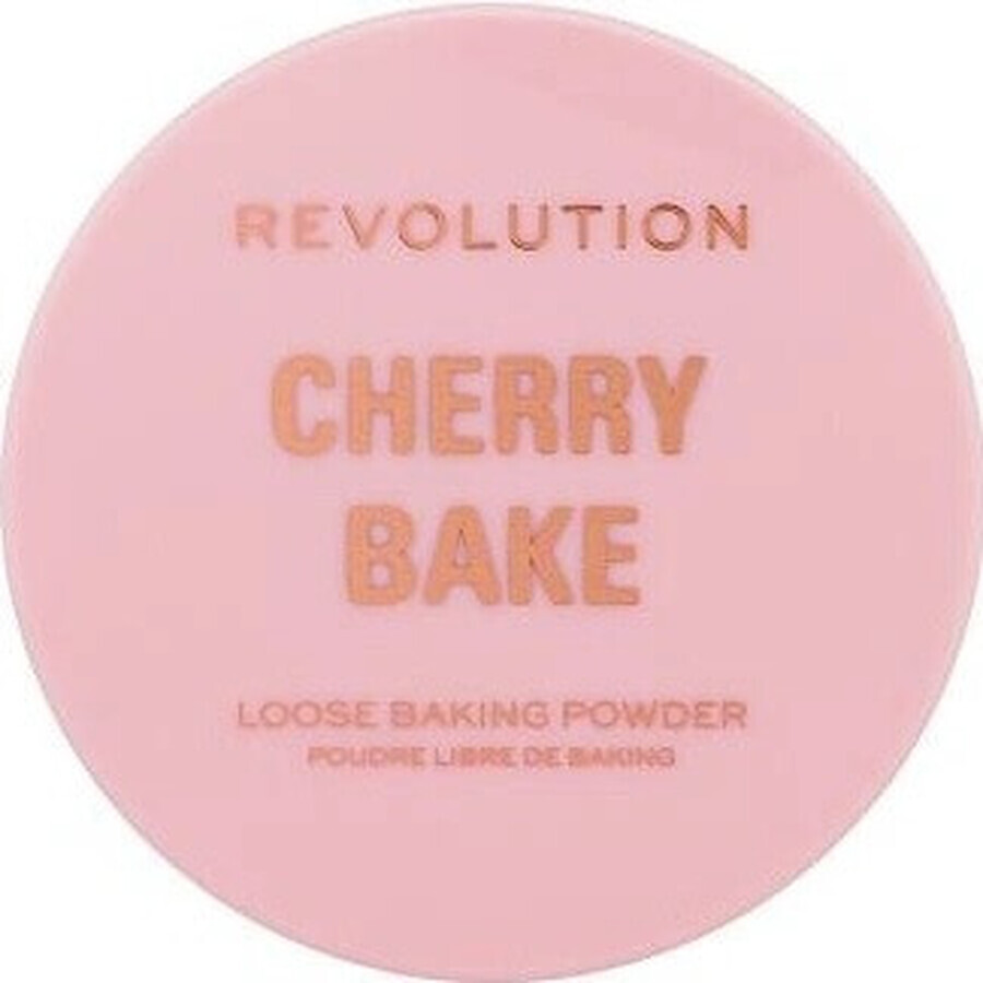 Revolution, Cherry Bake Loose Powder & Puff 1×3,2 g, poudre