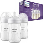 Philips AVENT Natural Response-fles 260 ml, 1m+ 3 st. 1×3 st. 1×3 st., glas