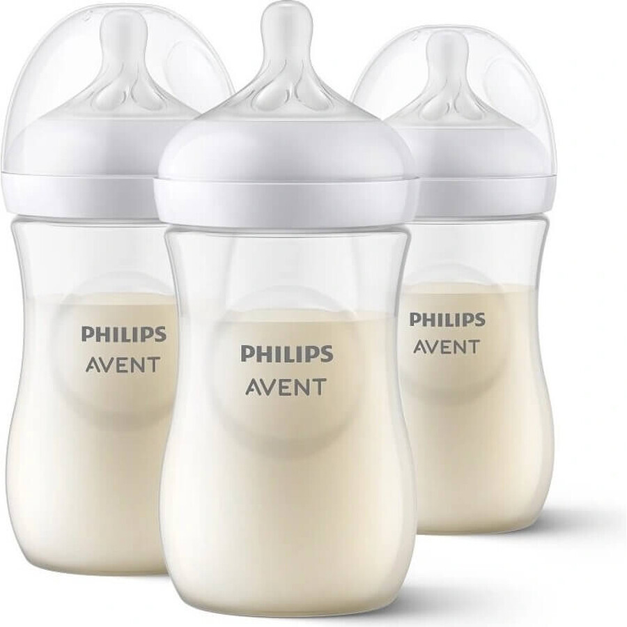 Philips AVENT Natural Response-fles 260 ml, 1m+ 3 st. 1×3 st. 1×3 st., glas