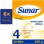 Sunar Complex 4 6×600 g, Säuglingsmilch, ab 24 Monaten