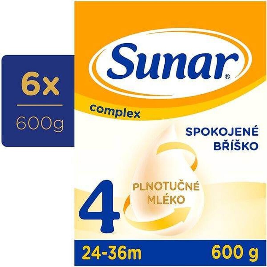 Sunar Complex 4 6×600 g, Säuglingsmilch, ab 24 Monaten