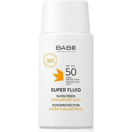 BABÉ SUPER FLUIDO OIL FREE SPF50 1x50ml, fluido matificante con SPF