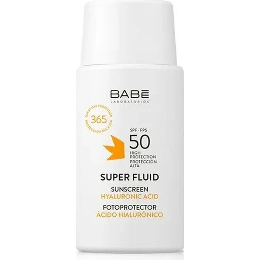 BABÉ SUPER FLUIDO OIL FREE SPF50 1x50ml, fluido matificante con SPF