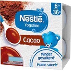 Nestlé YOGOLINO Cacao 4×100 g, desert cu lapte