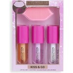 Revolution, Kiss & Go Glaze Lip Care Geschenkset 1×1 set, geschenkset