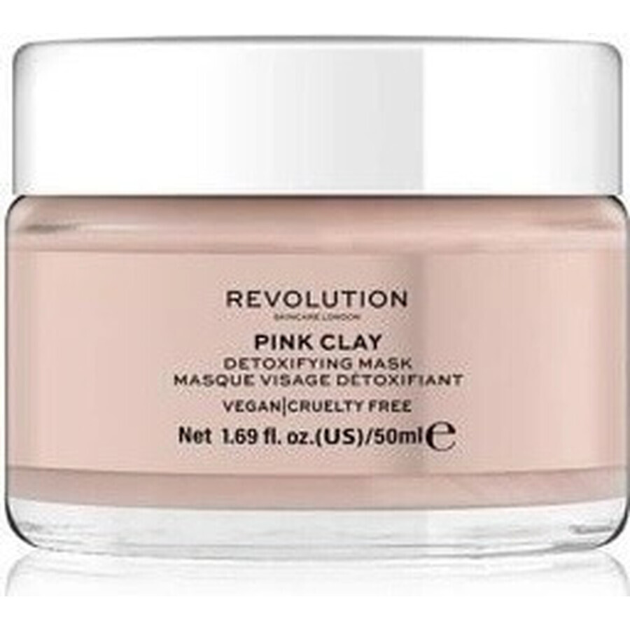 Revolution Skincare Entgiftende Gesichtsmaske mit rosa Tonerde 1×1 St.