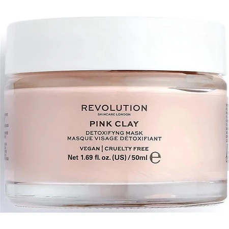 Revolution Skincare Mască facială de detoxifiere cu argilă roz 1×1 buc