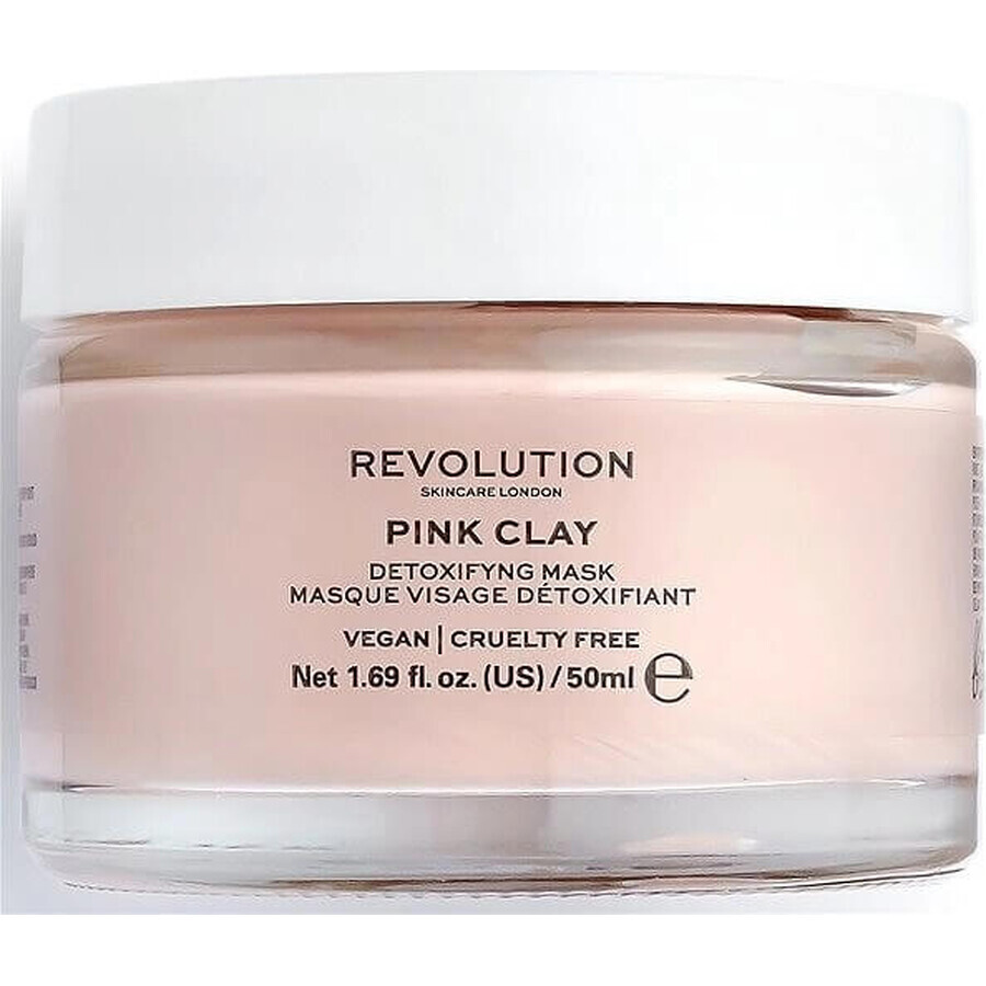 Revolution Skincare Entgiftende Gesichtsmaske mit rosa Tonerde 1×1 St.