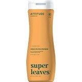 ATTITUDE Șampon natural Super frunze cu efect de detoxifiere - strălucire și volum pentru păr fin 1×473 ml, șampon natural