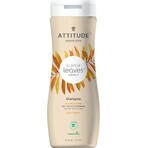 ATTITUDE Champú natural Super hojas con efecto desintoxicante - brillo y volumen para cabellos finos 1×473 ml, champú natural