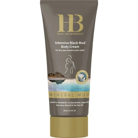 HB Crema corporal intensiva con barro negro 1×200 ml, crema corporal