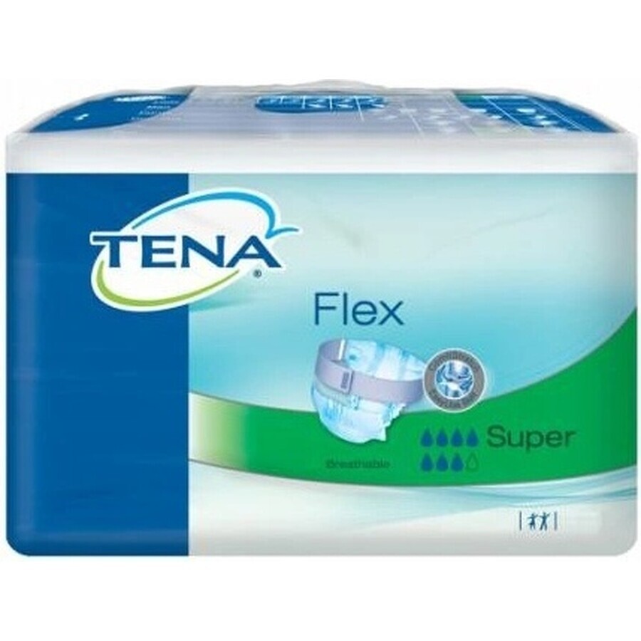 TENA Flex Super M 1×30 pcs, incontinence briefs with quick release waistband