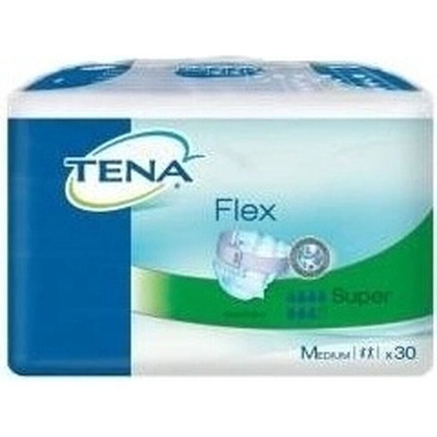 TENA Flex Super M 1×30 pcs, incontinence briefs with quick release waistband