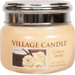 Village Candle Scented Candle in Bottle - Creamy Vanilla - Vanilla ice cream, small 1×1 pc, scented candle