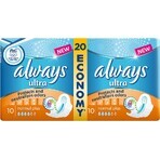 Always Ultra Duo 20 pcs Normal Plus 1×20 pcs, menstrual pads