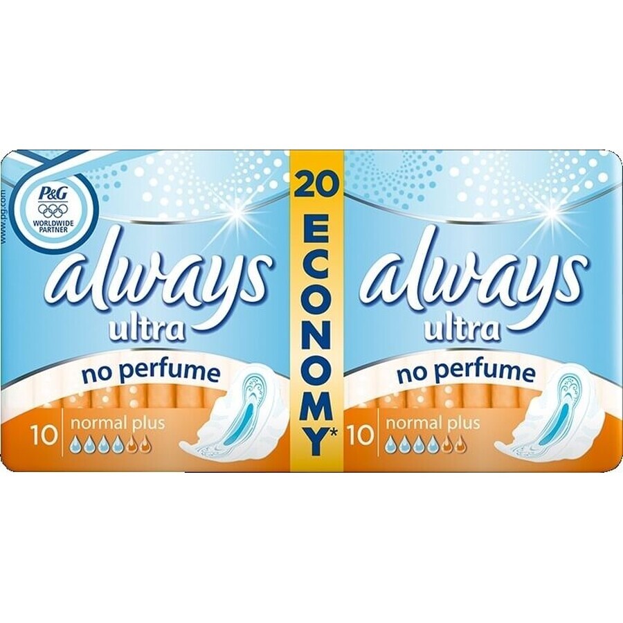 Always Ultra Duo 20 pcs Normal Plus 1×20 pcs, menstrual pads