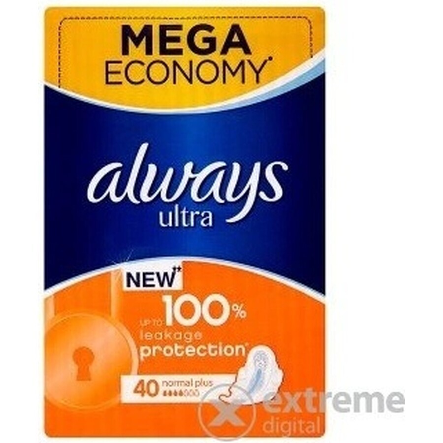 Always Ultra Duo 20 pcs Normal Plus 1×20 pcs, menstrual pads