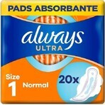 Always Ultra Duo 20 pcs Normal Plus 1×20 pcs, menstrual pads