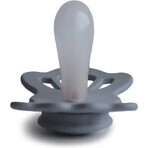 FRIGG Lucky sucette silicone symétrique Grand Gris, +6m 1×1 pc, sucette silicone