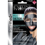 Eveline Facemed Matt Detox Face Mask 8in1 2×5 ml, masque de beauté