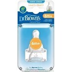 Dr.BROWN'S OPTIONS+ LEVEL 3 1×2, schmal, Silikon-Sauger 6m+