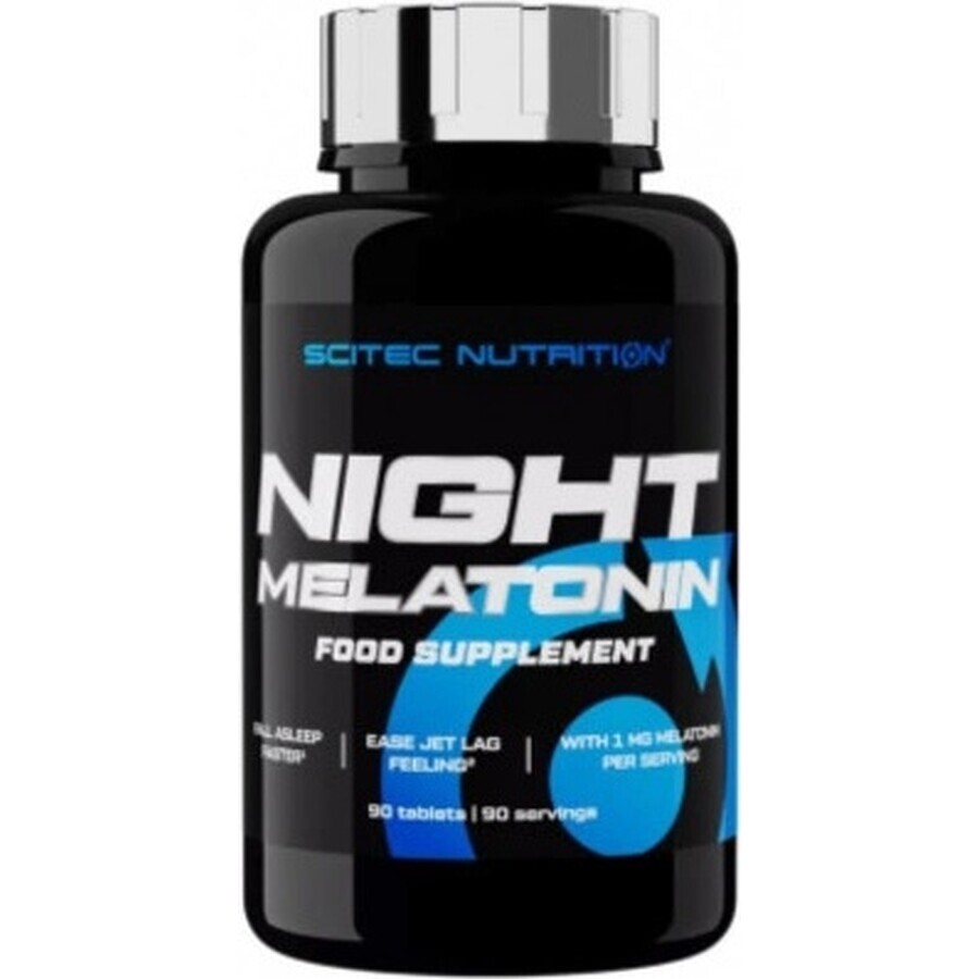 Scitec Nutrition Night Melatonin 1×90 tbl, supliment alimentar