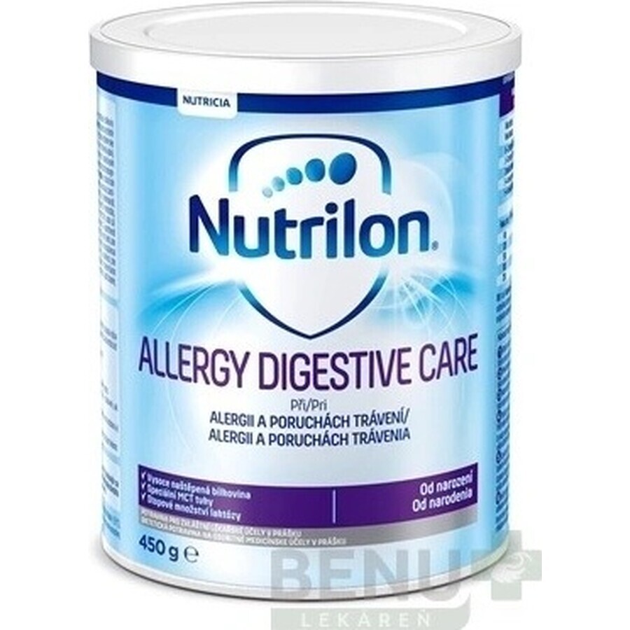 Nutrilon ALLERGY DIGESTIVE CARE 1×450 g, formula lattea, dalla nascita