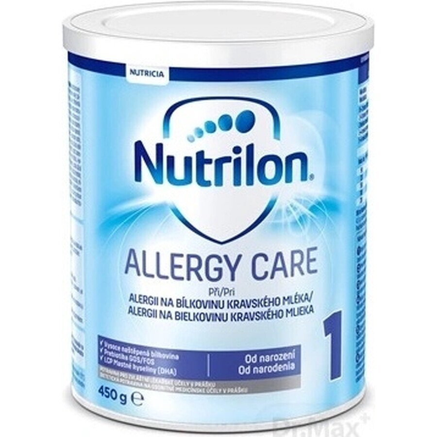 Nutrilon ALLERGY DIGESTIVE CARE 1×450 g, formula lattea, dalla nascita