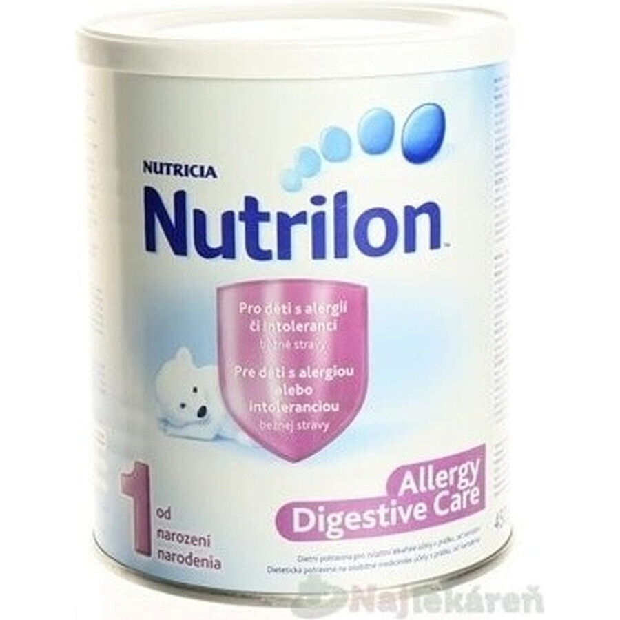 Nutrilon ALLERGY DIGESTIVE CARE 1×450 g, formula lattea, dalla nascita