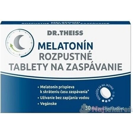 DR.THEISS Melatonin Pastillas para dormir 1×30 tbl, Pastillas para dormir