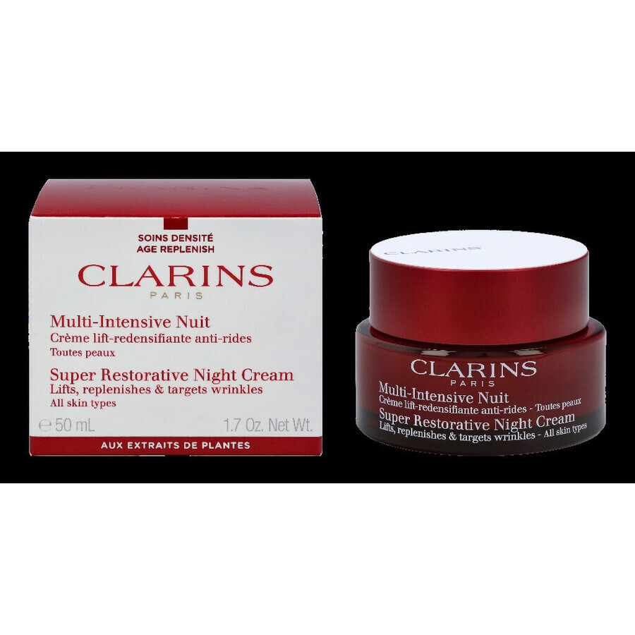 Clarins Crema notte per pelli mature 1×50 ml, Crema notte