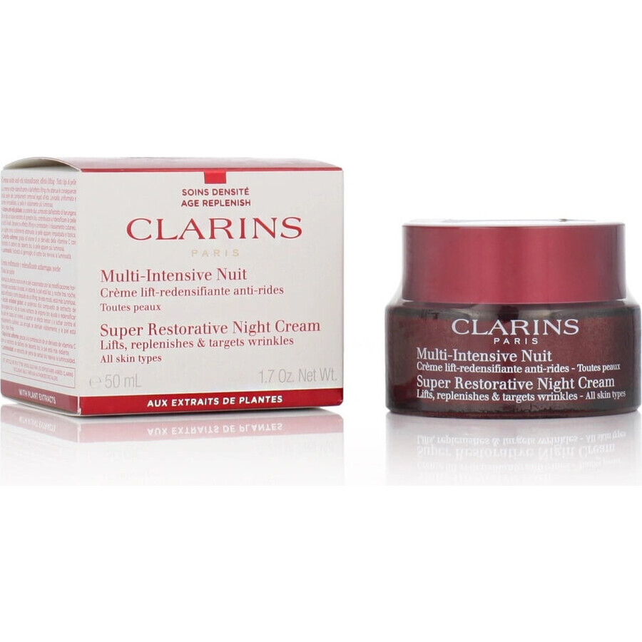 Clarins Crema notte per pelli mature 1×50 ml, Crema notte