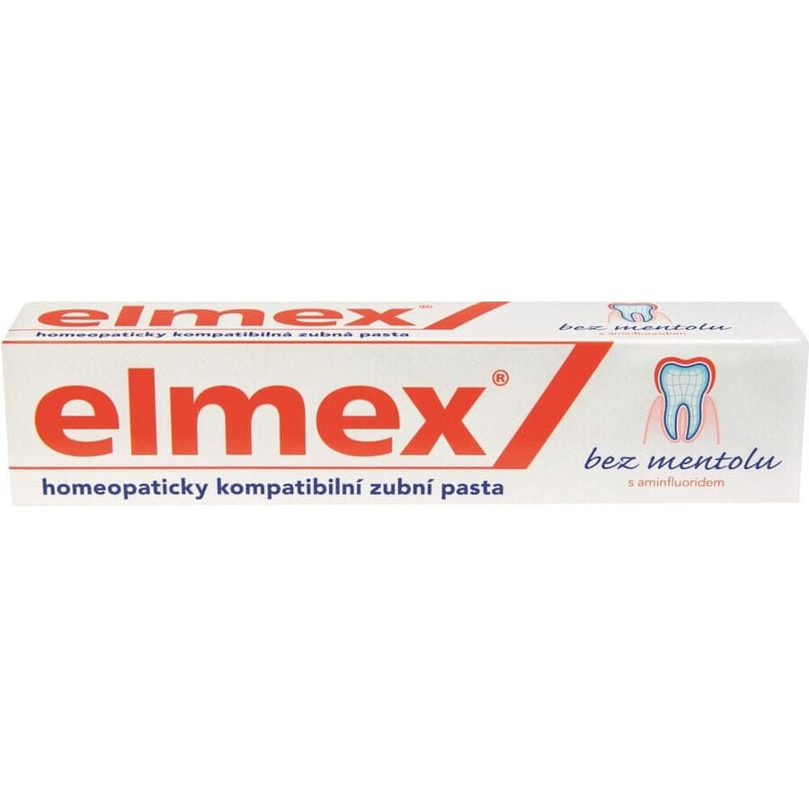 ELMEX MENTHOL-FREE TOOTH PASTE 1×75 ml, menthol-free