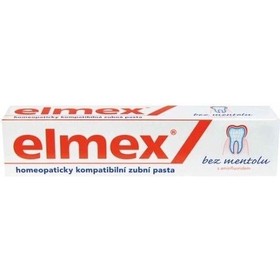 ELMEX MENTHOL-FREE TOOTH PASTE 1×75 ml, menthol-free