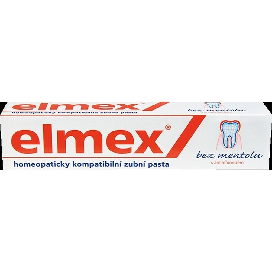 ELMEX MENTHOL-FREE TOOTH PASTE 1×75 ml, menthol-free