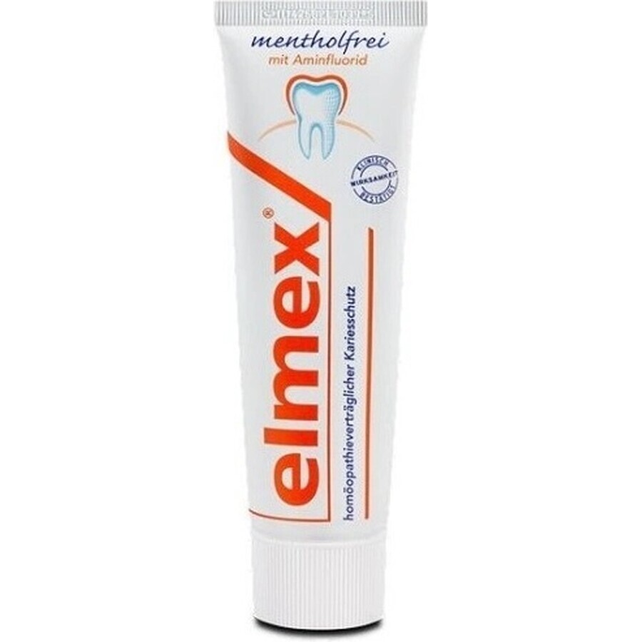 ELMEX MENTHOL-FREE TOOTH PASTE 1×75 ml, menthol-free