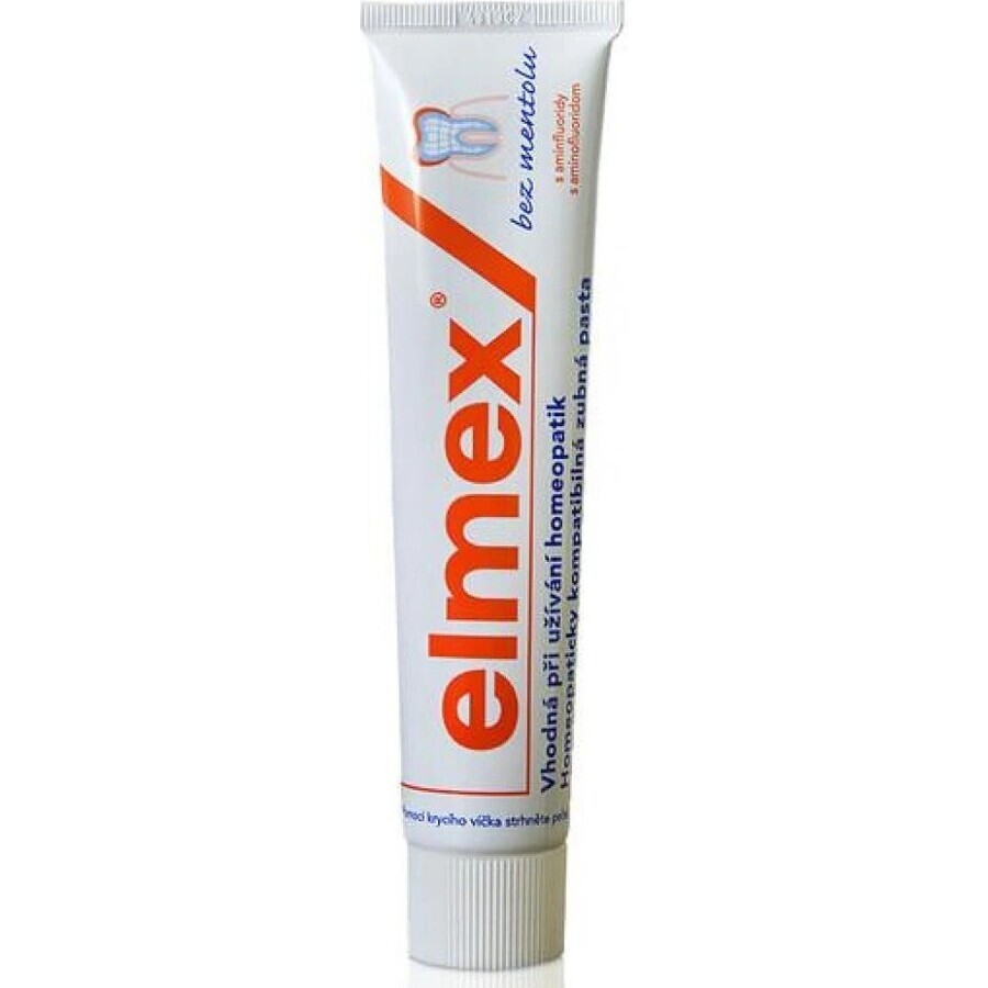 ELMEX MENTHOL-FREE TOOTH PASTE 1×75 ml, menthol-free