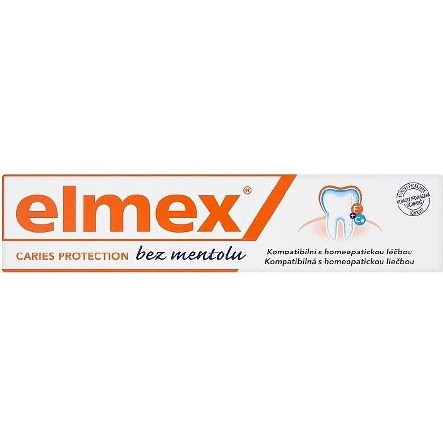 ELMEX MENTHOL-FREE TOOTH PASTE 1×75 ml, menthol-free