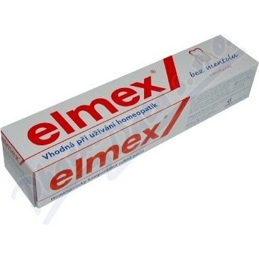 ELMEX MENTHOL-FREE TOOTH PASTE 1×75 ml, menthol-free