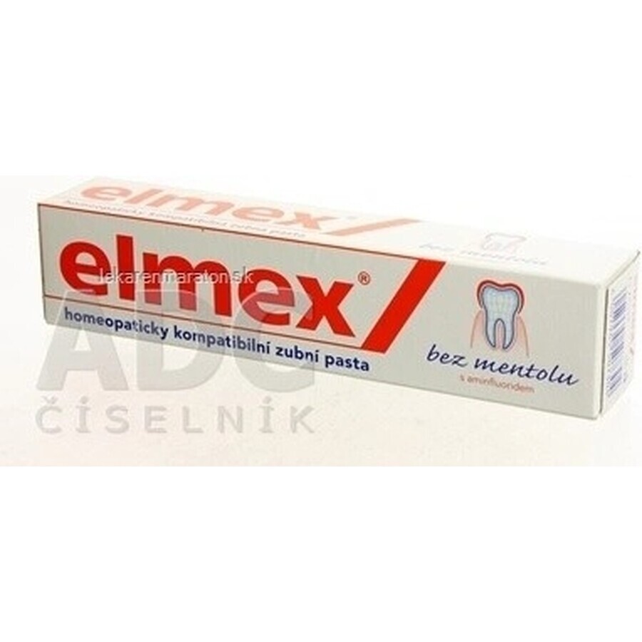 ELMEX MENTHOL-FREE TOOTH PASTE 1×75 ml, menthol-free